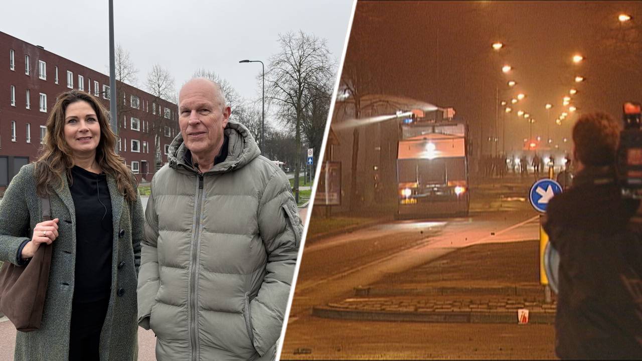 Journalisten waren voor het eerst doelwit tijdens de Graafsewijkrellen (foto: Megan Hanegraaf/ Omroep Brabant).