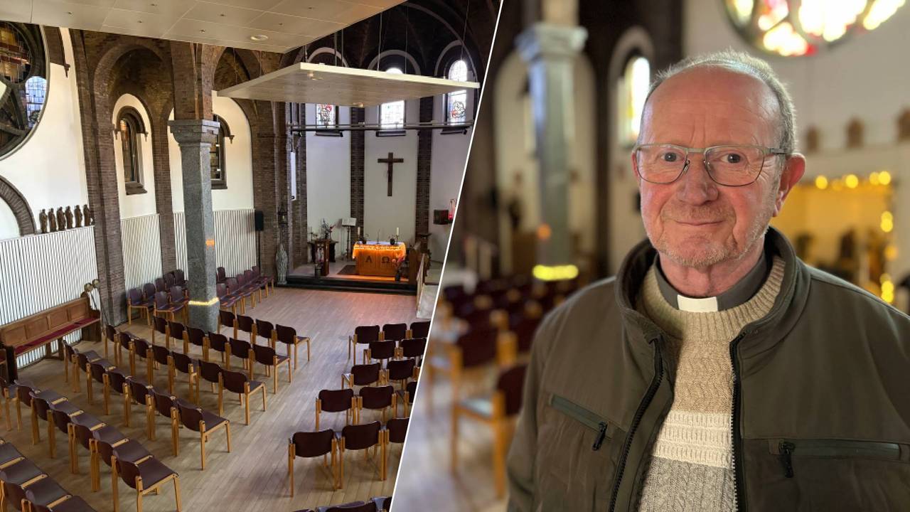 Pastoor Ronald verwacht veel mensen op kerstavond (foto's: Wilco Zonneveld).