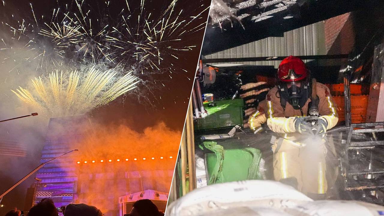 Oud op nieuw was een avond vol feestvreugde, maar ook calamiteiten. (Foto: Omroep Brabant/ Harrie Grijseels.)
