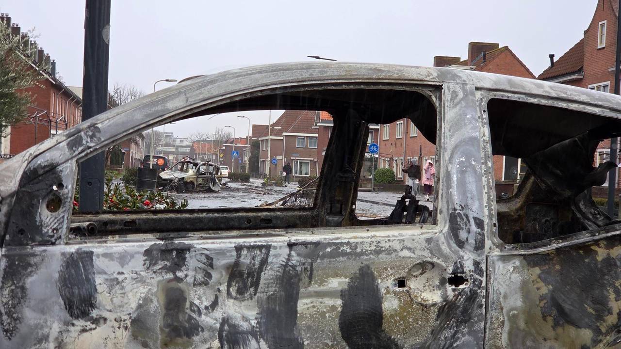 De wijk Tuinzigt lijkt wel een oorlogsgebied (foto:Noël van Hooft) .
