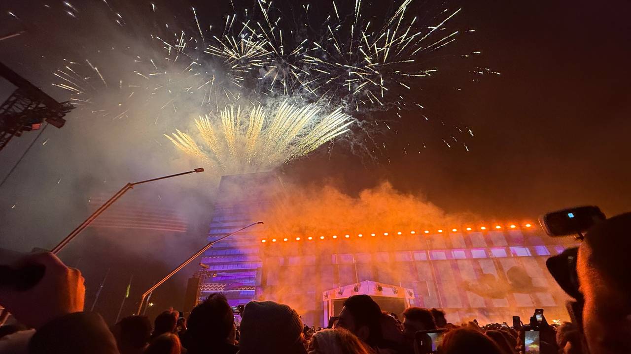 Brabant gaat knallend het nieuwe jaar in (Foto: Omroep Brabant.)