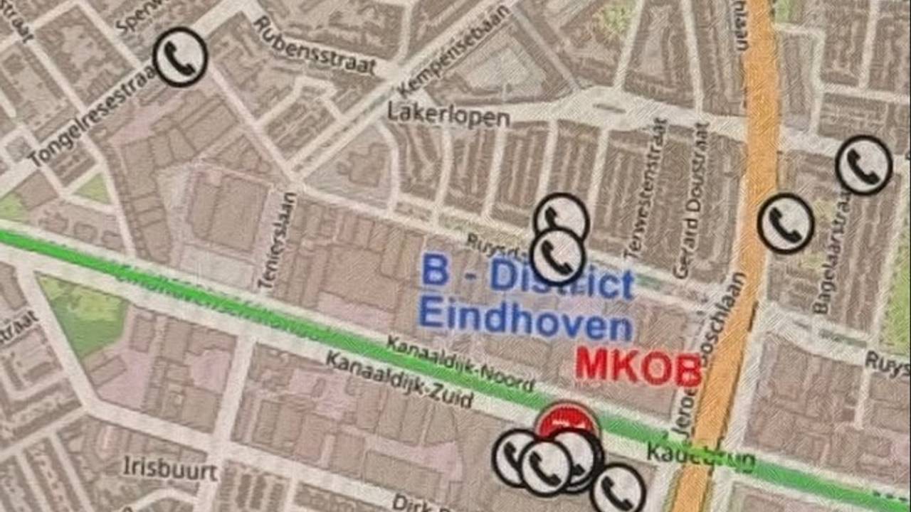 De meldkamer kreeg in drie uur tijd 665 meldingen binnen (Foto: Instagram / politie_oc_oost_brabant.)