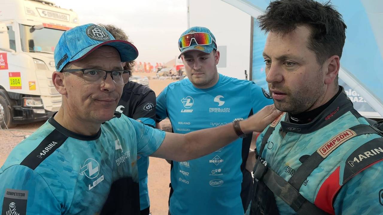 Een teleurgestelde Paul Spierings (rechts) kende een dramatische dag.