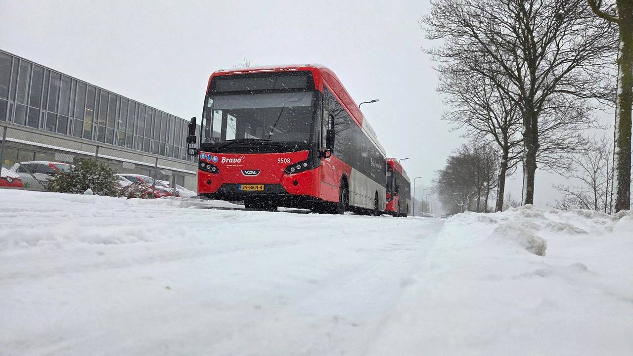 Veel bussen gaan woensdag niet meer de weg op.