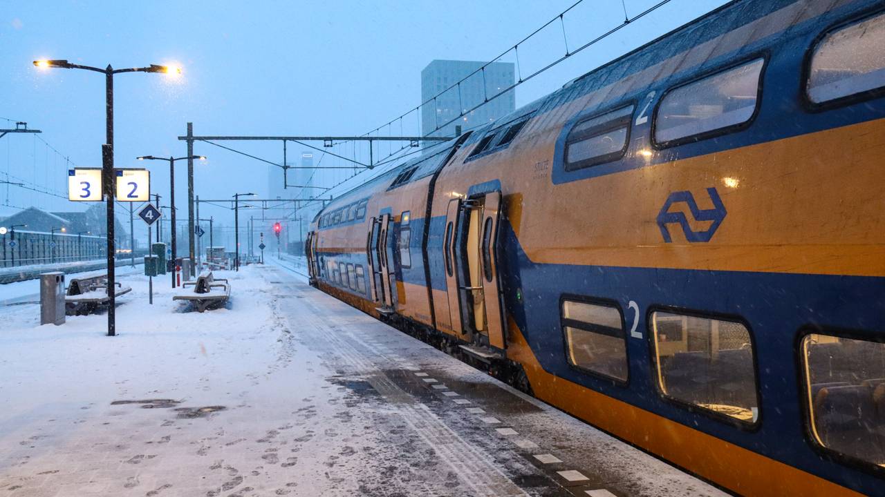 Het station in Tilburg. 