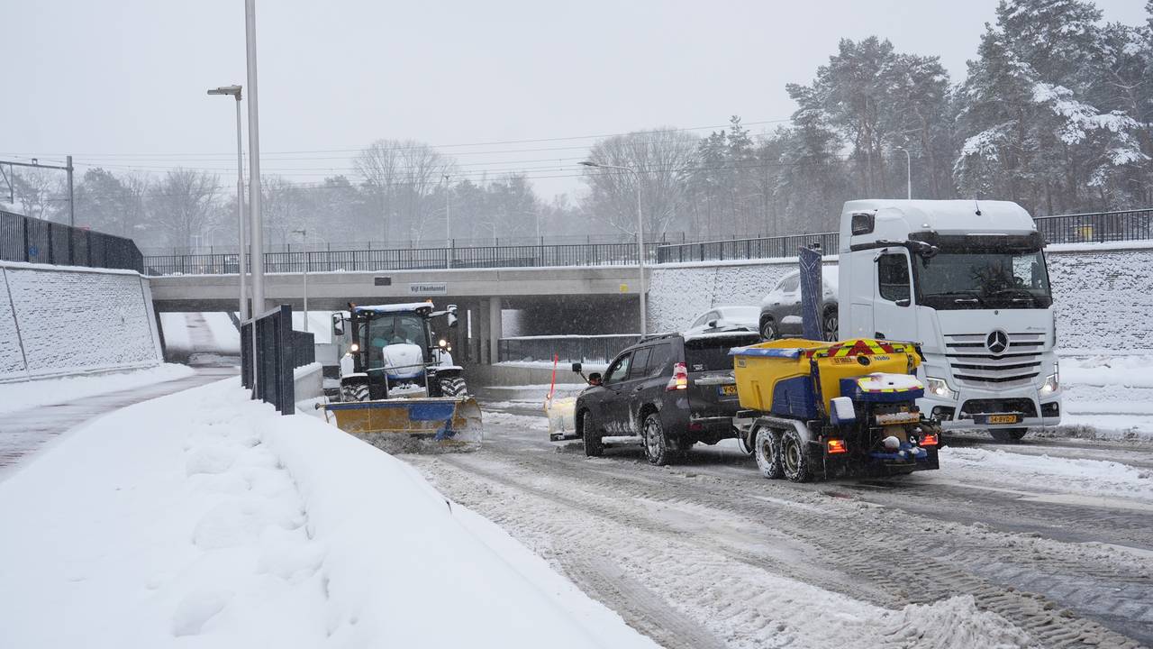 De tunnel werd tijdelijk gesloten (foto: Jeroen Stuve/Persbureau Heitink).