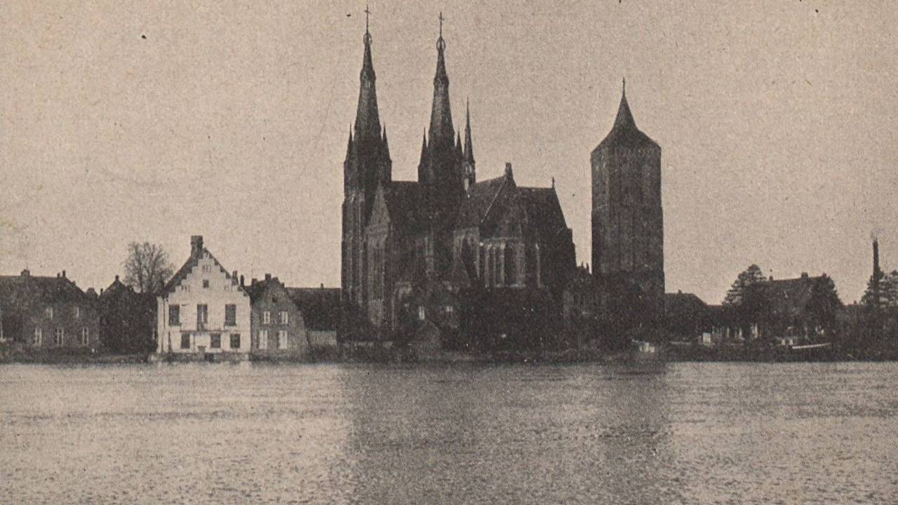 Cuijk staat onder water tijdens de watersnoodramp van 1926 (foto: Collectie BHIC ’s-Hertogenbosch)