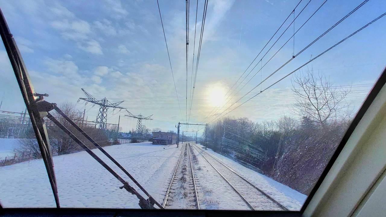 Deze trein rijdt wel (foto: Ab Donker).