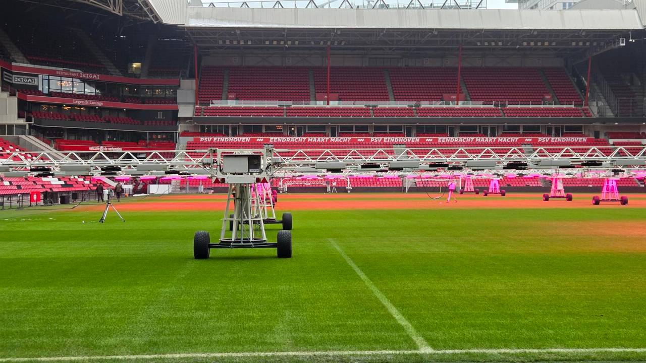 Veld van PSV ligt er prima bij. (Foto: Omroep Brabant)
