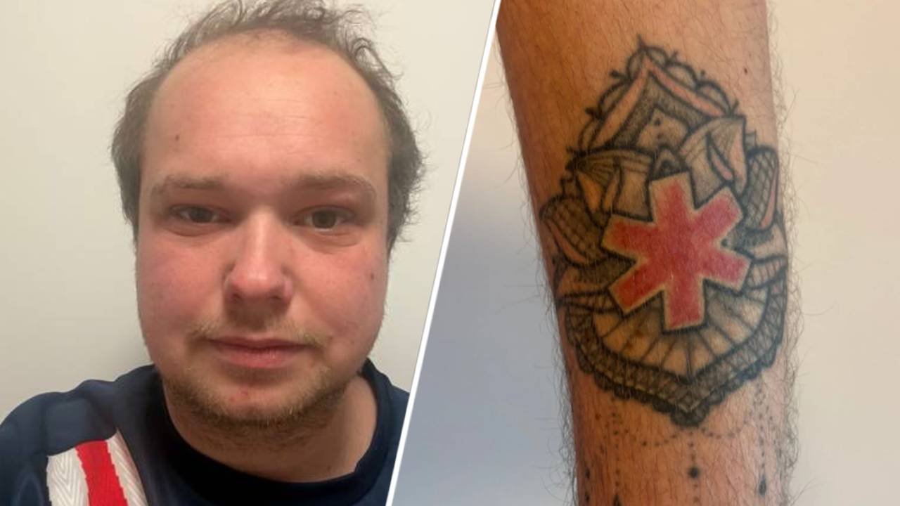 Kay van Gerwen met zijn tattoo (eigen foto)