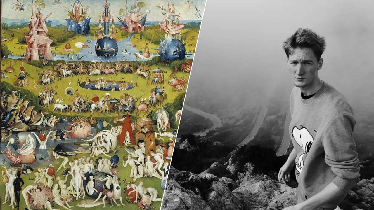 Marek is gek op Jeroen Bosch (foto's: Pixabay en Marek Hlina/instagram).