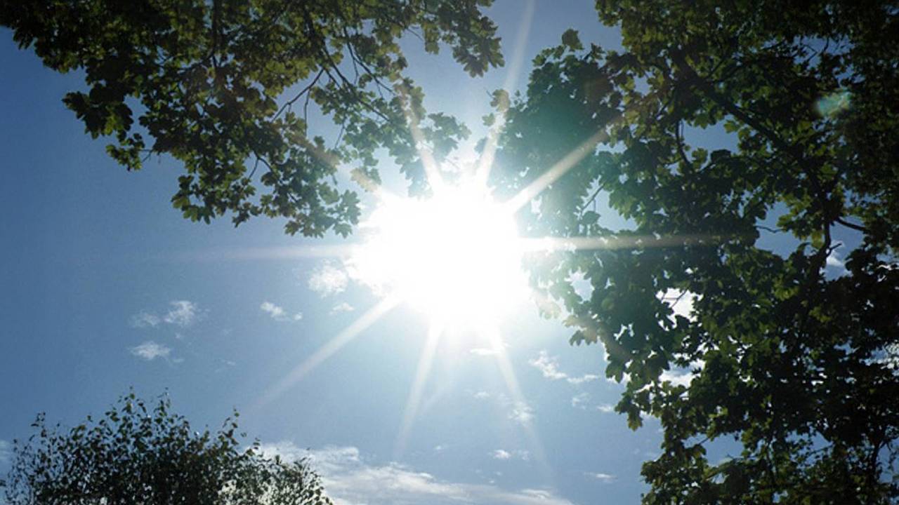 De zon gaat uitbundig schijnen (foto: Omroep Brabant). 