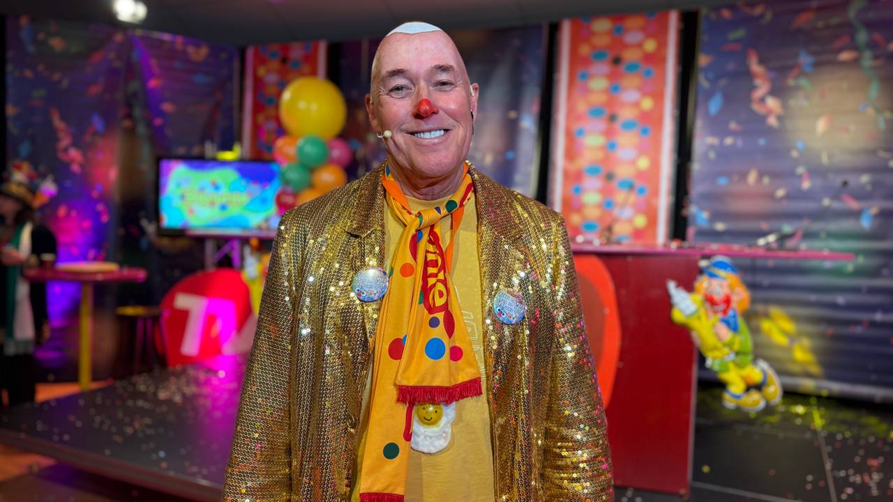 Ad Romijn bij de laatste opname van Baronie TV (foto: Raymond Merkx).