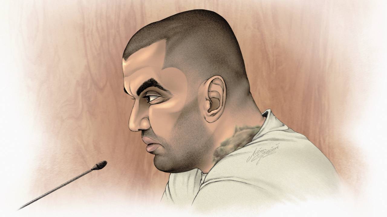 Verdachte Elias M. werd maandag veroordeeld tot achttien jaar cel voor het aanranden en doden van Yvonne uit Halsteren (Foto: ANP).