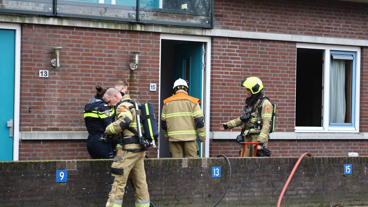 Brand uitgebroken in huis in Oploo, bewoner niet thuis