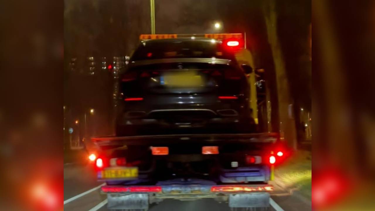 Automobilist rijdt 93 kilometer te hard binnen de bebouwde kom (foto: Verkeerspolitie Zeeland/West-Brabant / Instagram).