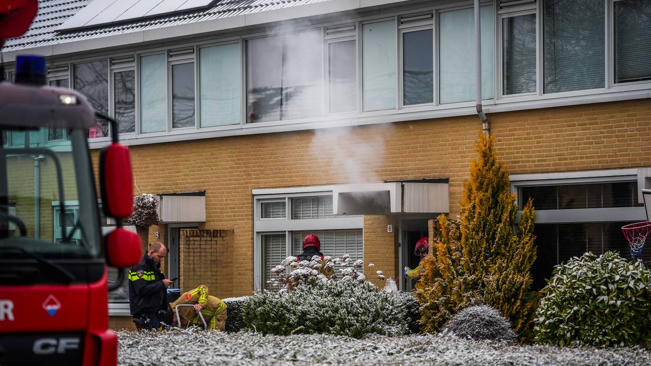 Brand in kelder van huis in Eindhoven