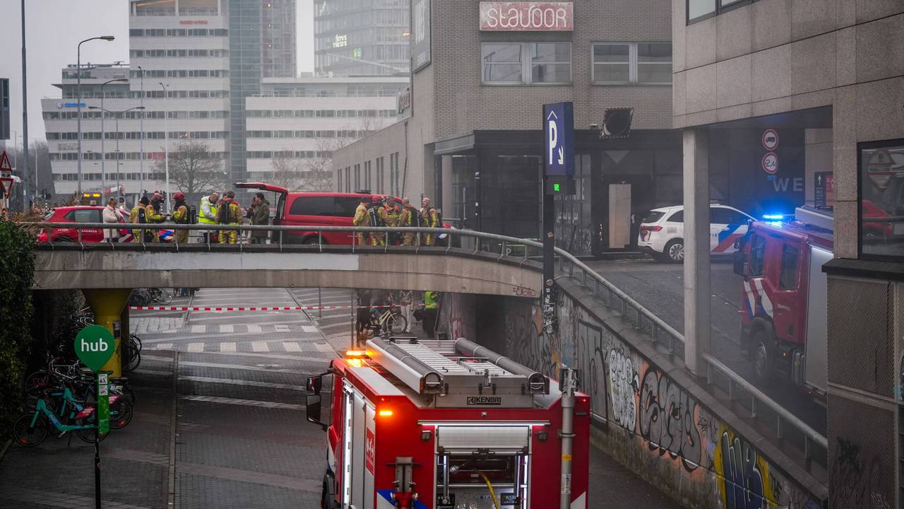 Brand in parkeergarage Eindhoven