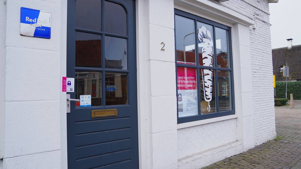 Master of Shoarma in Vlijmen is door de Arbeidsinspectie voor een periode van een maand gesloten (foto: Bart Meesters/Persbureau Heitink).