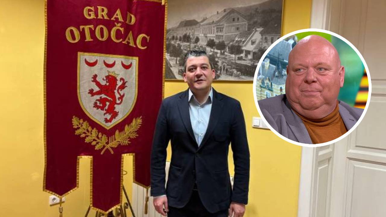 De burgemeester van Otočac en inzet Peter Gillis (foto's: Omroep Brabant).