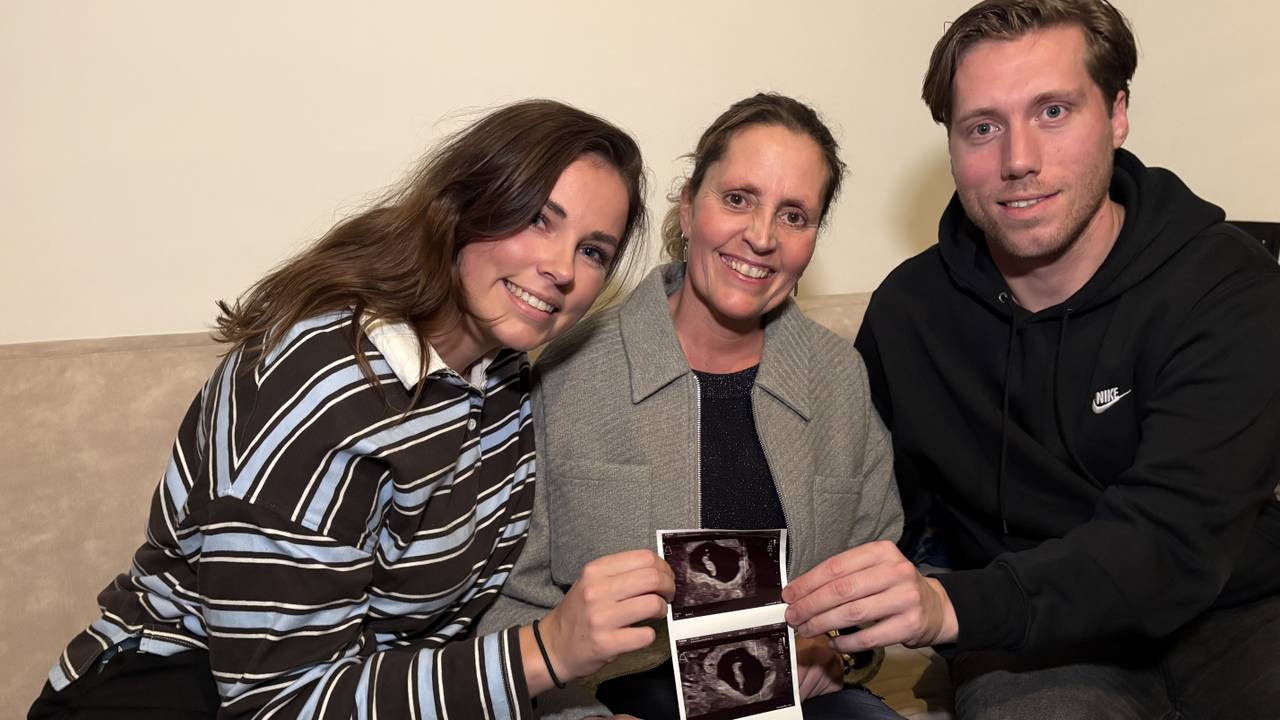 Angela is draagmoeder voor het kindje van haar dochter Noëlle en schoonzoon Ferri