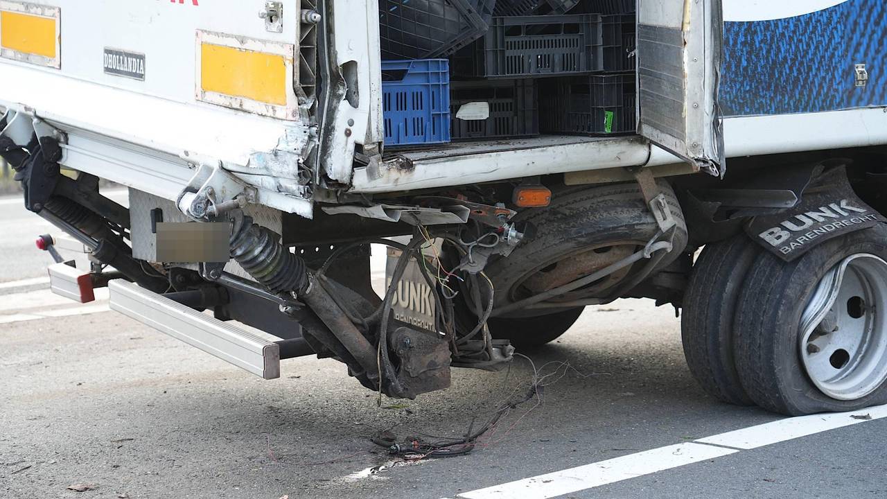 Wat er precies is gebeurd op de A27 was vrijdagochtend nog niet duidelijk (foto: Jeroen Stuve/Persbureau Heitink).