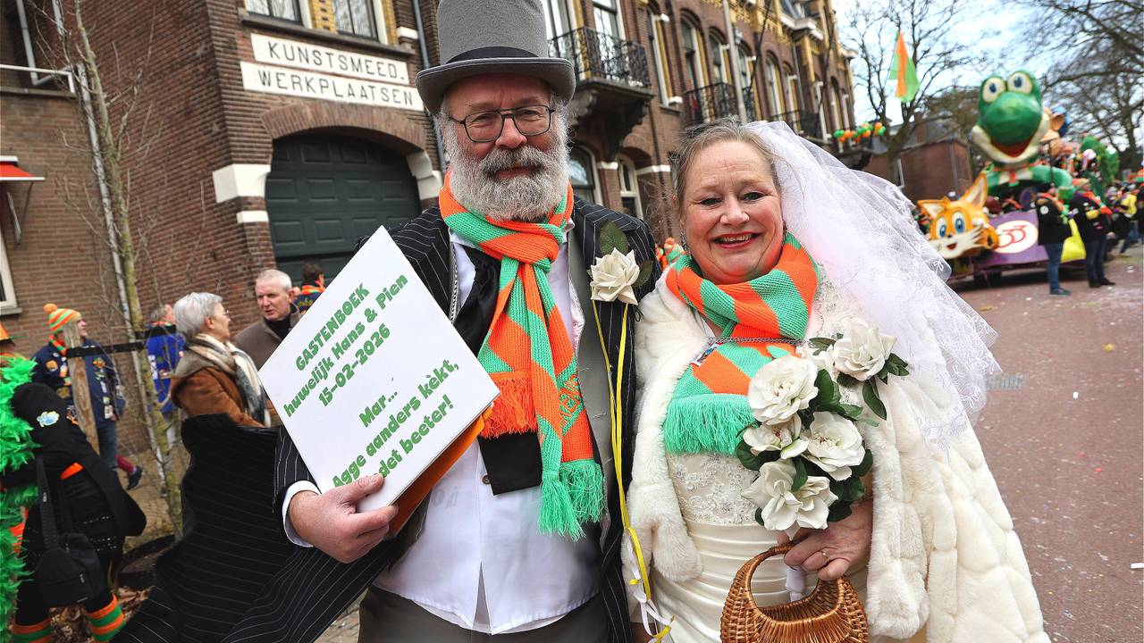 Hans en Pien zijn 3 keer 11 jaar getrouwd! (foto: Karin Kamp).