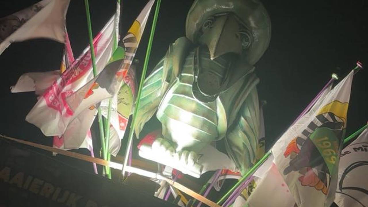 De kraaienverbranding is binnen (foto: Kraaierijk).