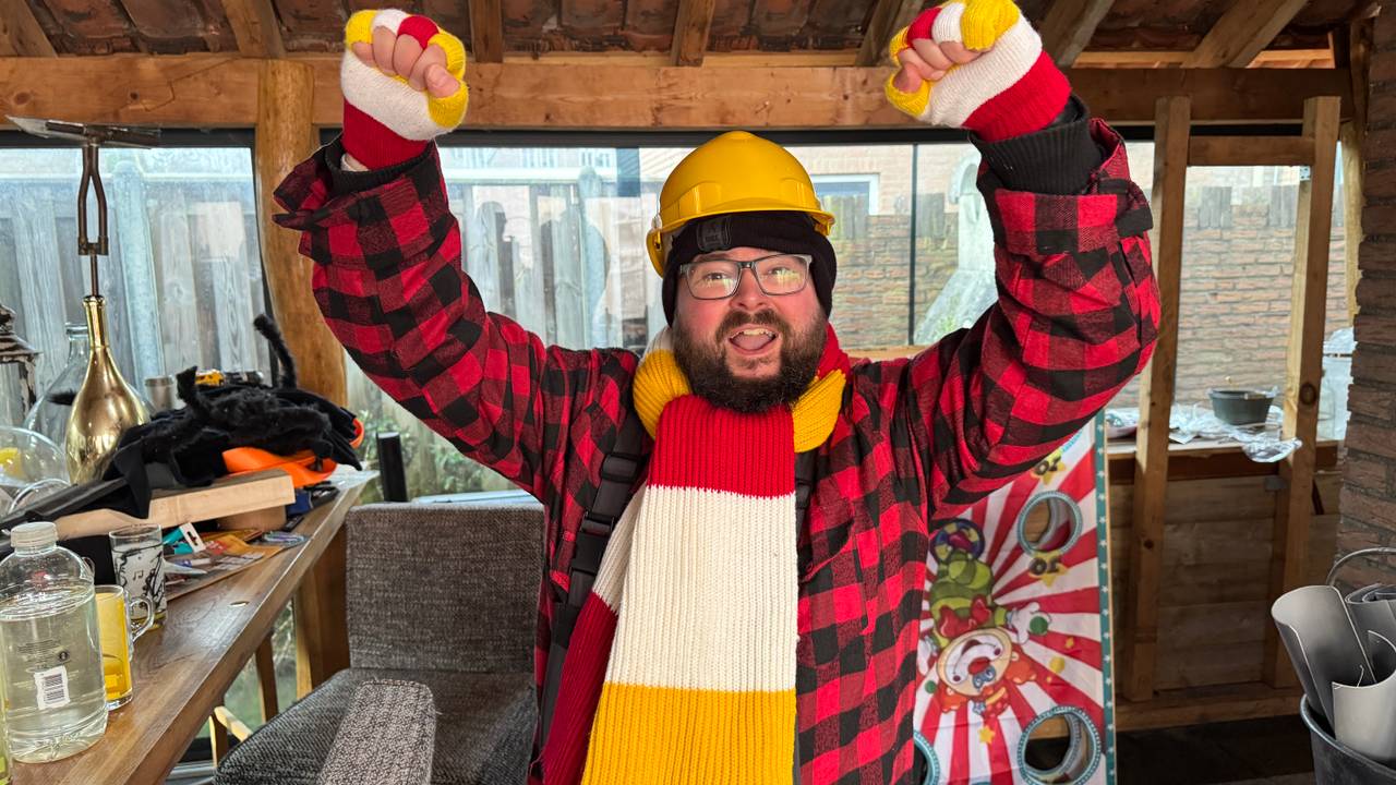 Erwin heeft nog altijd de carnaval van zijn leven (foto: Thijs den Ouden / Omroep Brabant).