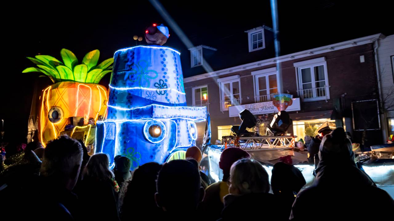 Lampkesoptocht in het Peeënrijk (foto: Caroline van Leusden/Eye4images).