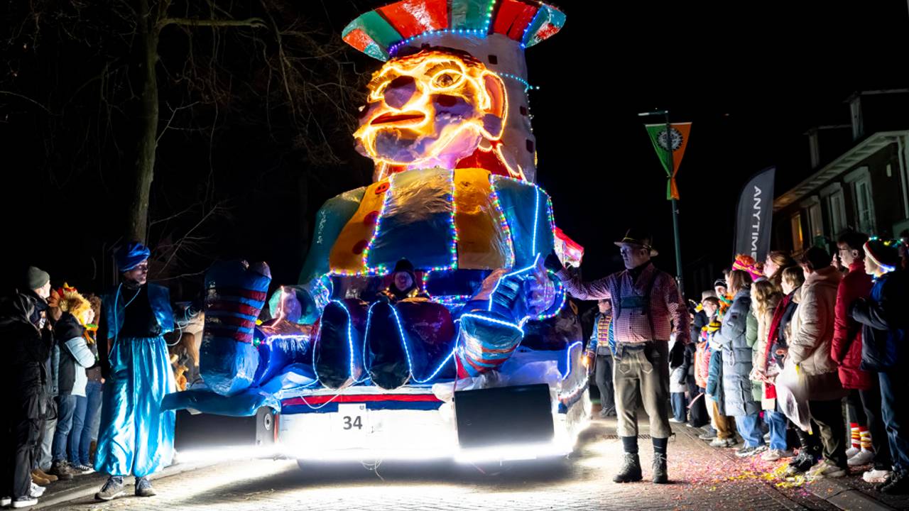 Lampkesoptocht in het Peeënrijk (foto: Caroline van Leusden/Eye4images).