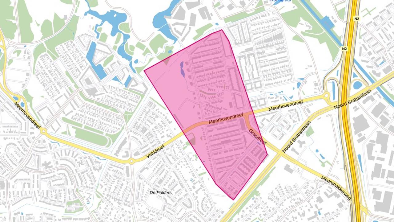 De stroomstoring in Eindhoven. (Foto: Enexis).