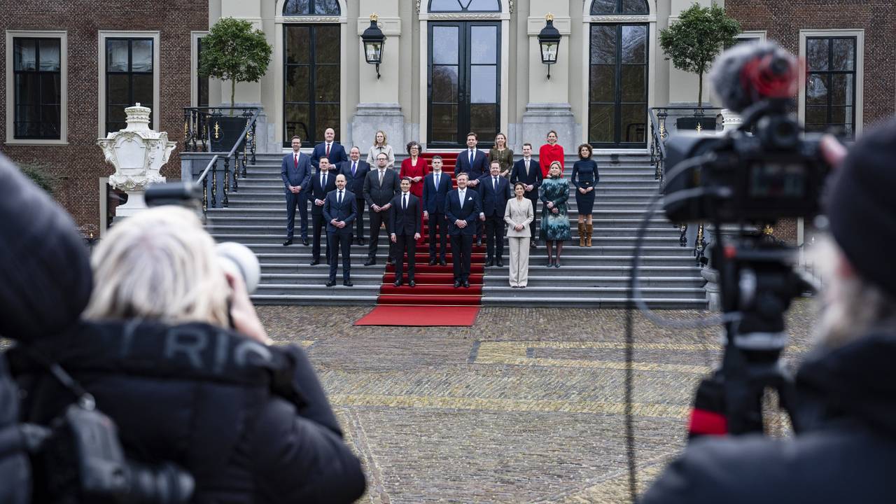 De bordesscène wordt door vele camera's vastgelegd (foto: ANP).