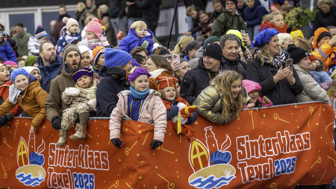 Een foto van de Landelijke intocht Sinterklaas op Texel in 2025