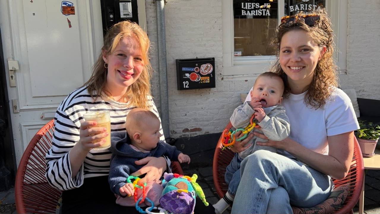 Inger en Isaak samen met Annabel en Alon (foto: Ruud Ritzen).
