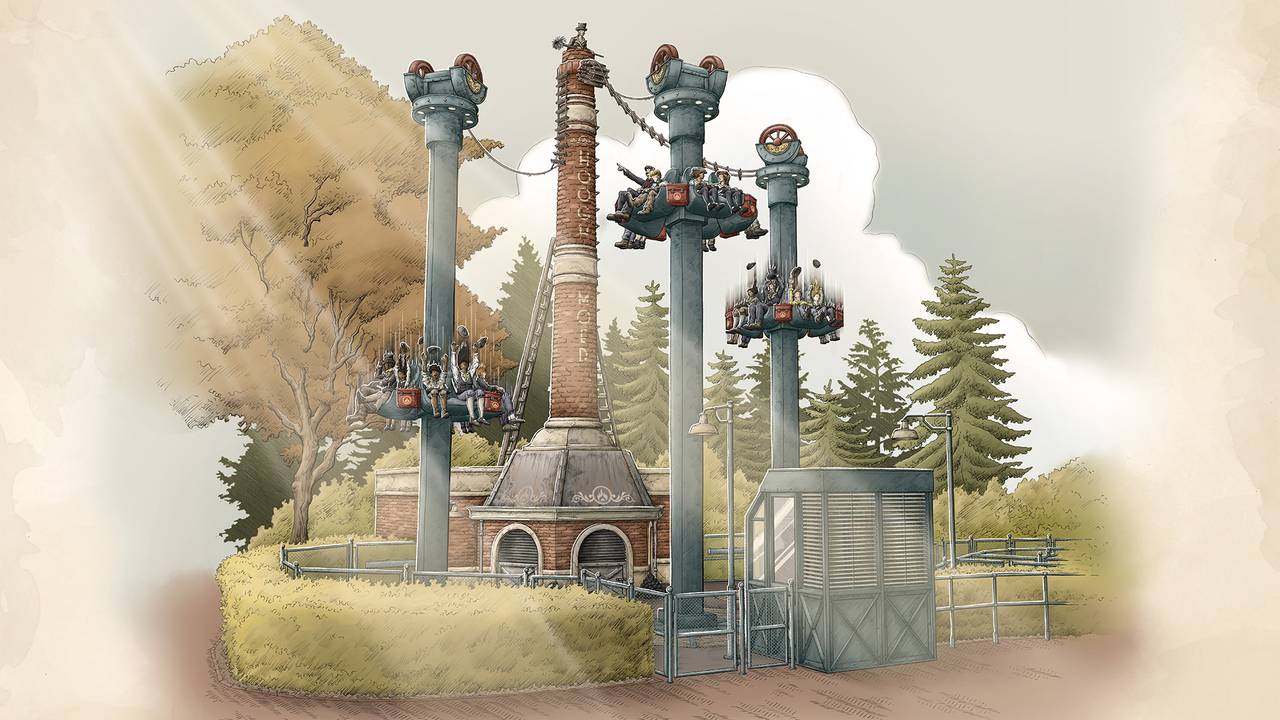 De nieuwe vrije val-attractie opent op 1 mei (foto: Efteling).