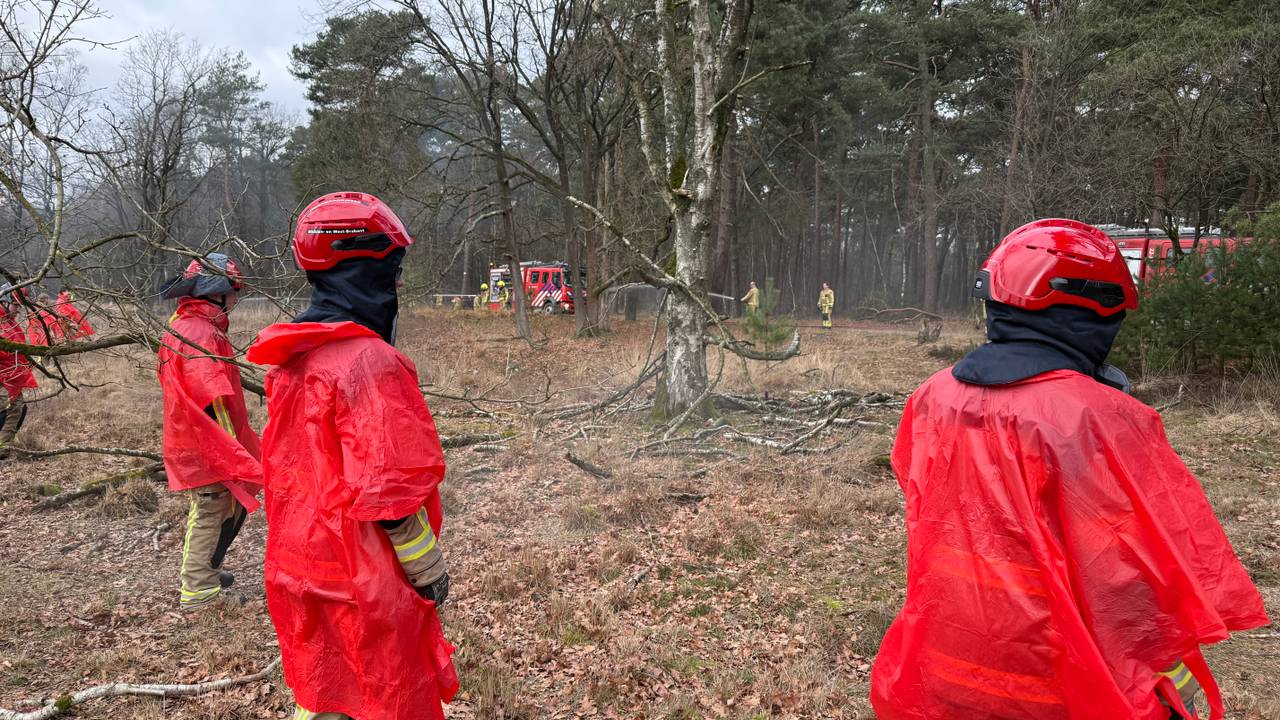 De jeugdbrandweer is het vuur bij de grote oefening (foto: Jos Verkuijlen).