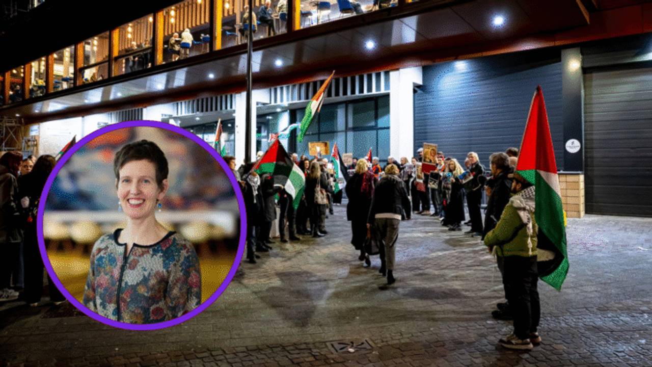 Foto van protest: Jack Brekelmans - SQ Vision / Foto van directrice Schouwburg Tilburg Anna Bouwman - Schouwburg & Concertzaal Tilburg