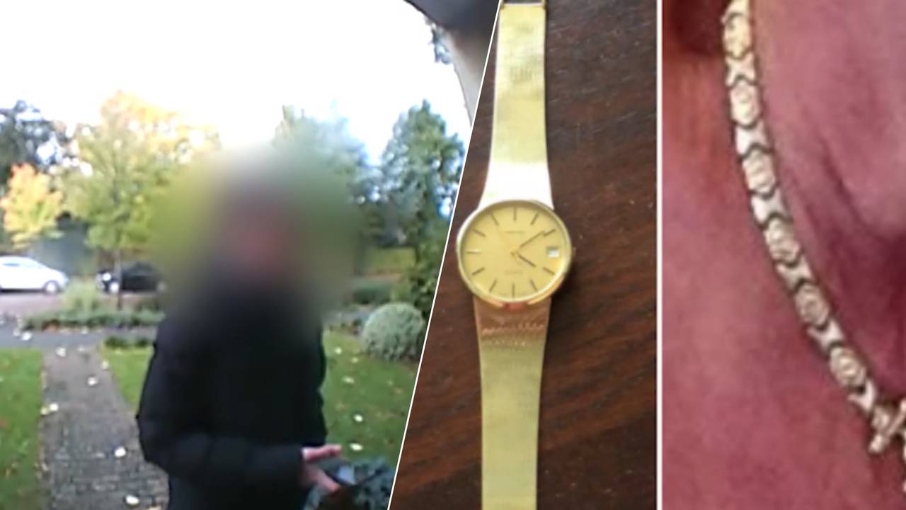 Sieraden meegenomen in Gilze (foto: Bureau Brabant). 