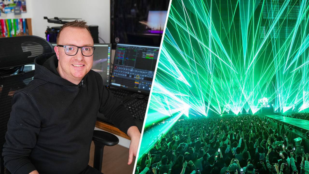 Tom reist de hele wereld over als lichtman