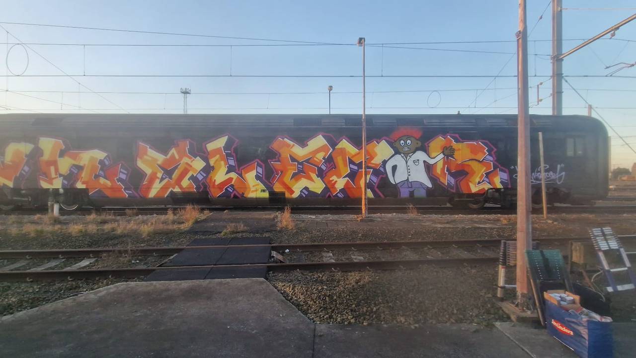 Daags na 'Trump' spoot 'Seyar' zijn andere pseudoniem 'Mr. Wholecar' op een trein (bron: Seyar).