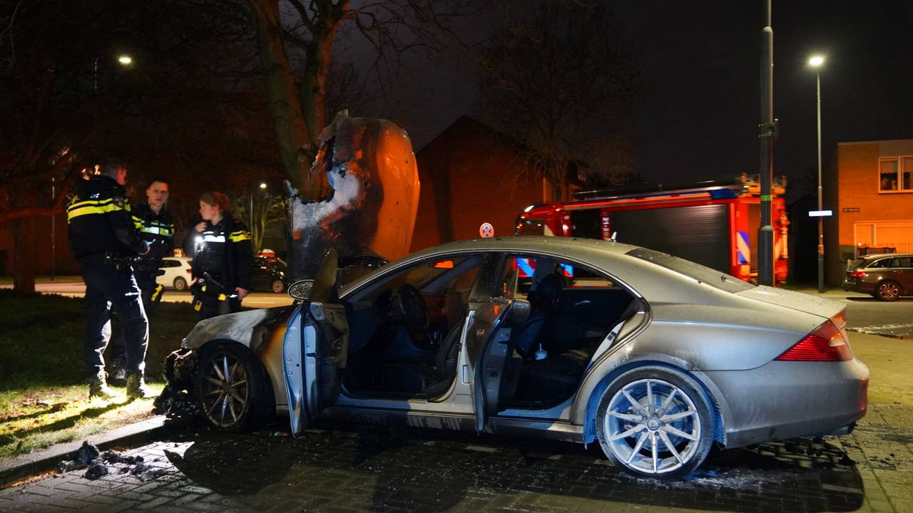 Brand verwoest auto in Den Bosch