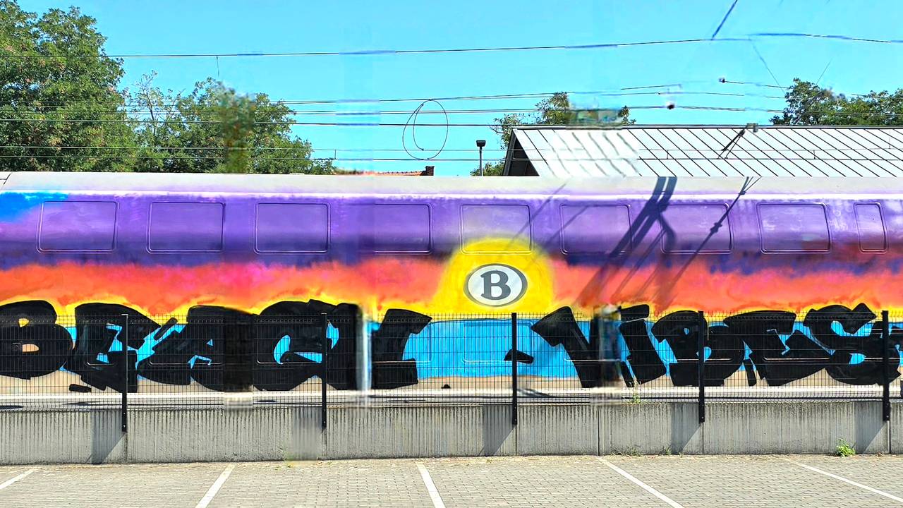 Beach Vibes graffiti door Seyar (foto: Seyar).