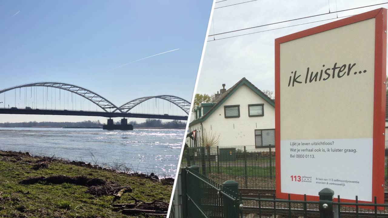 De Merwedebrug krijgt zelfmoordpreventieborden (foto's: Niek de Bruijn en WikiMedia Commons)