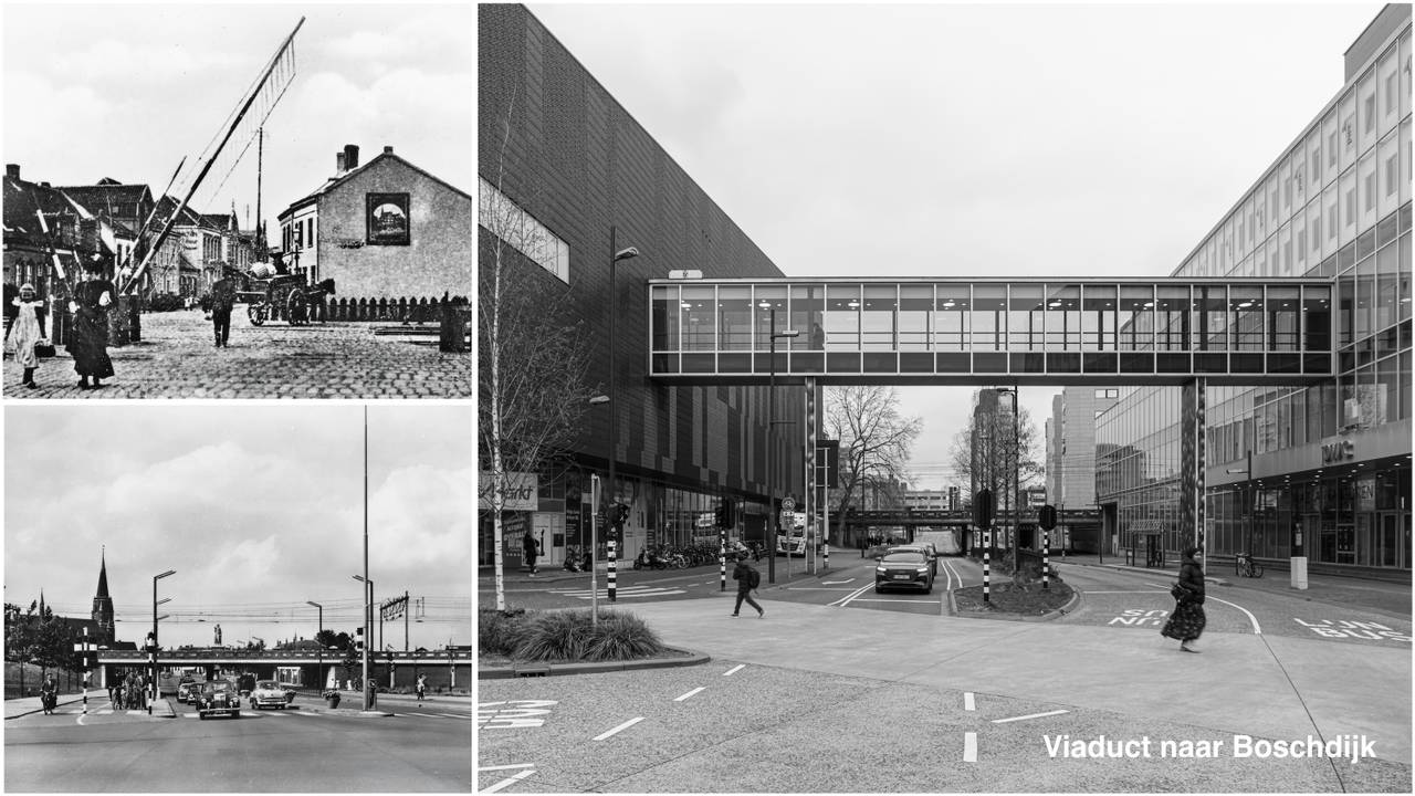 Foto's links 1900 en 1960: Philips. Foto rechts 2025: Hans Krüsemann. 