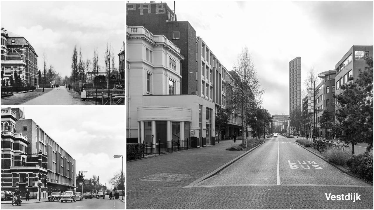 Foto's links 1900 en 1960: Philips. Foto rechts 2025: Hans Krüsemann. 