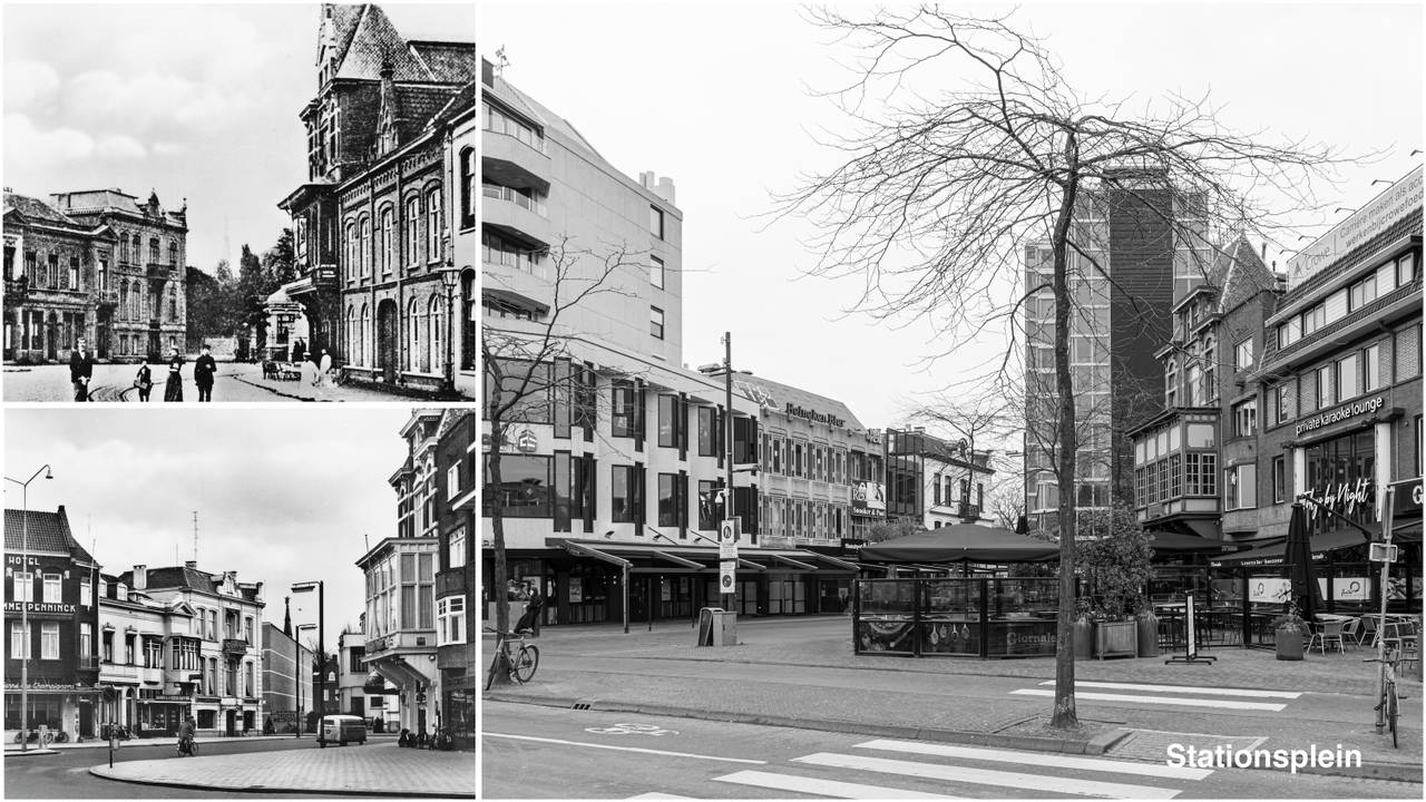 Foto's links 1900 en 1960: Philips. Foto rechts 2025: Hans Krüsemann. 