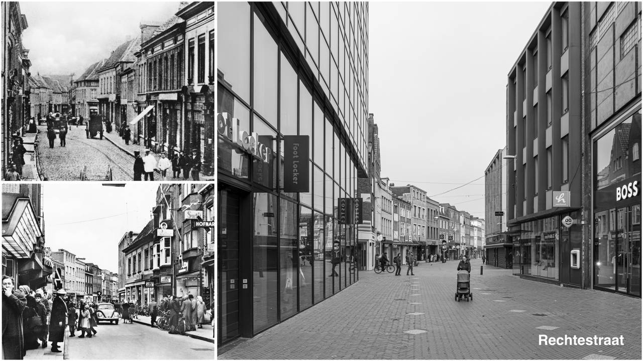 Foto's links 1900 en 1960: Philips. Foto rechts 2025: Hans Krüsemann. 