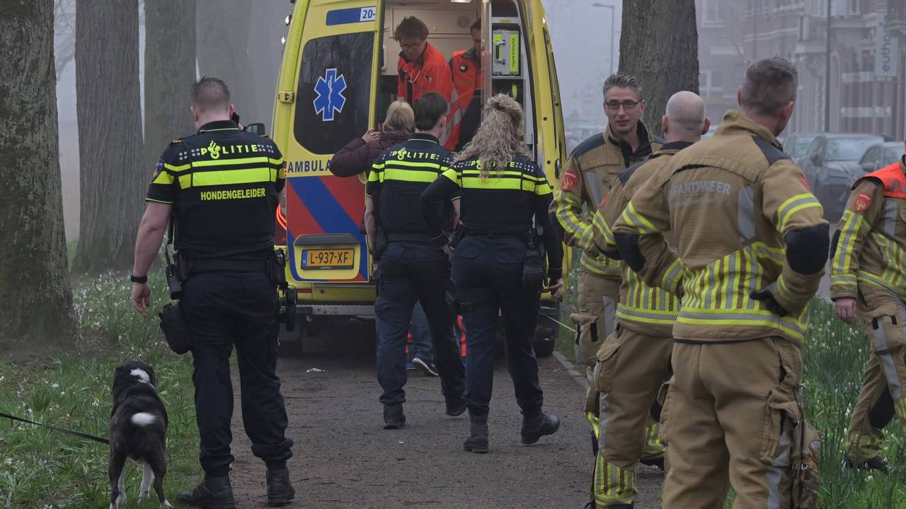 Scootmobieler belandt in water in Breda tijdens uitlaten hond