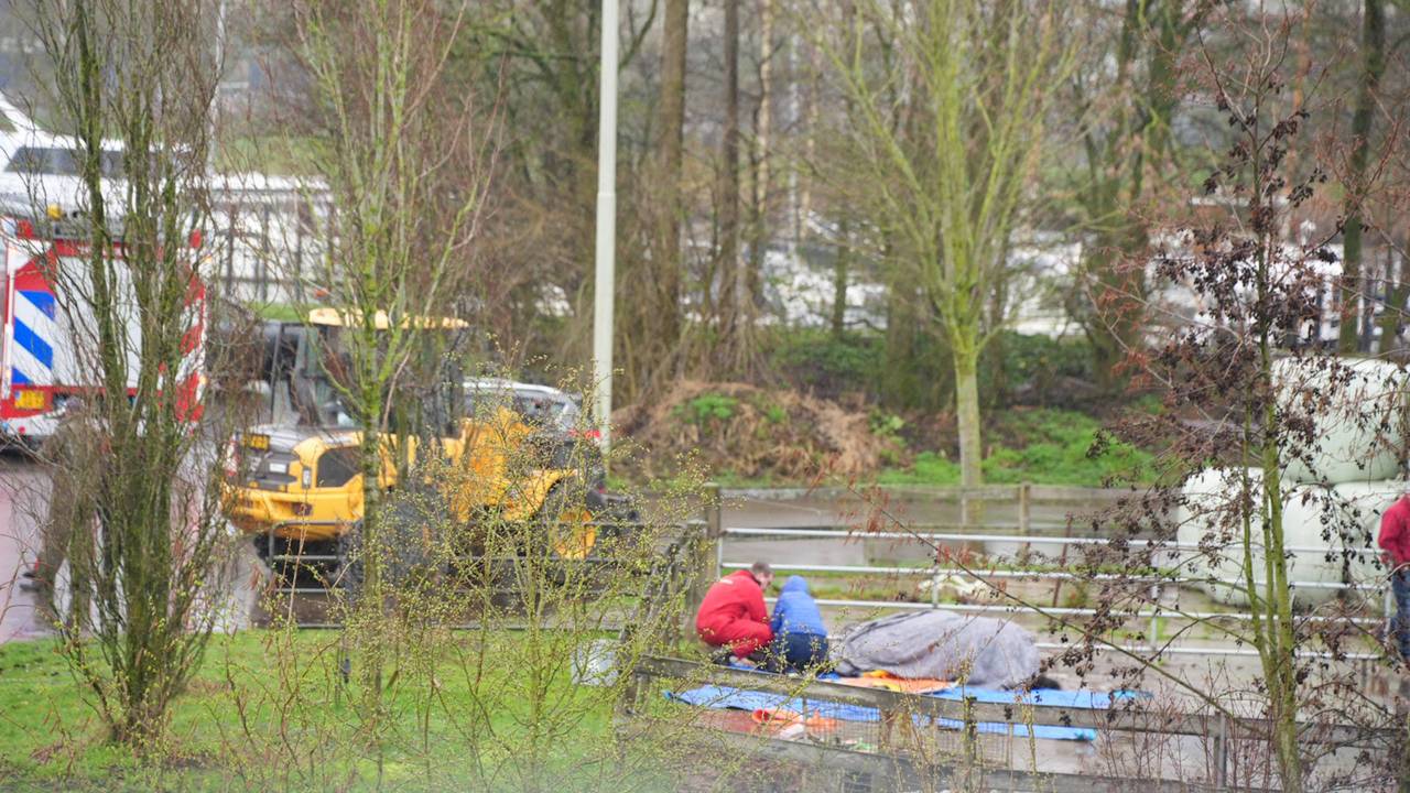 Brandweer opgeroepen voor paard in nood, dier was niet meer te redden